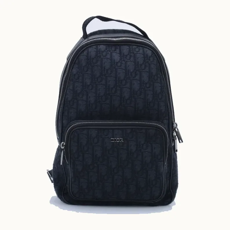 Mochila Dior Rider Mini Oblique Negra