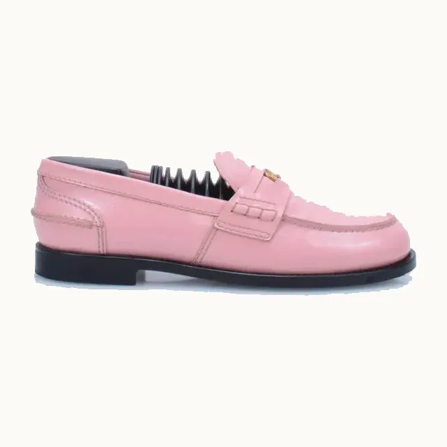 Mocasines Miu Miu Penny Patent Rosas, Talla 41