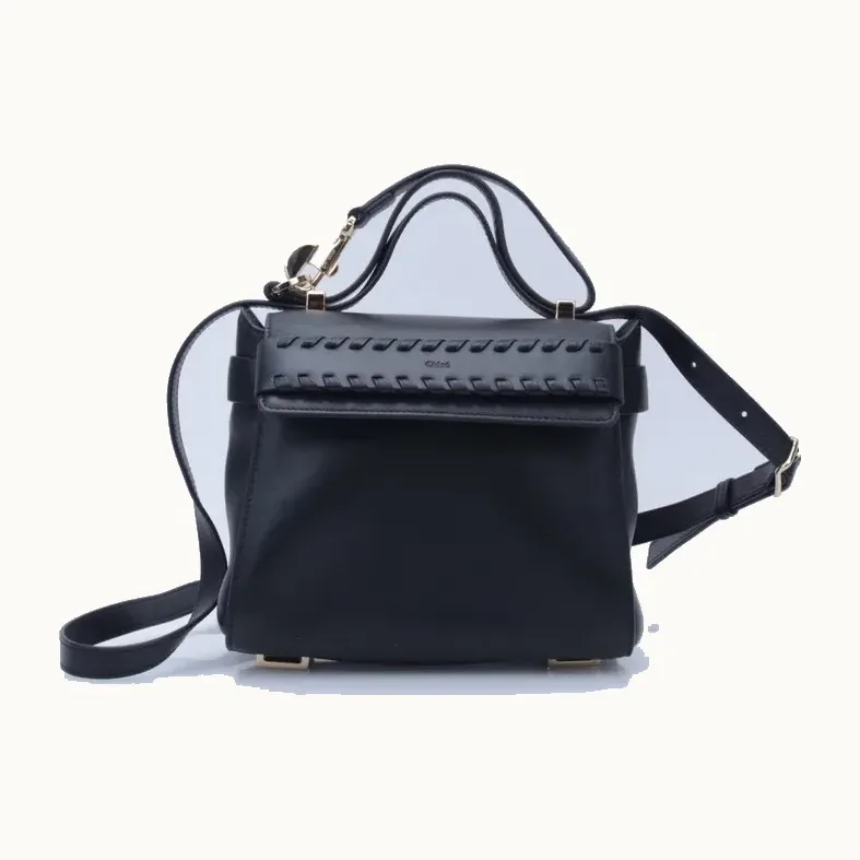 Bolso Loewe Chloe Nacha Small Negro