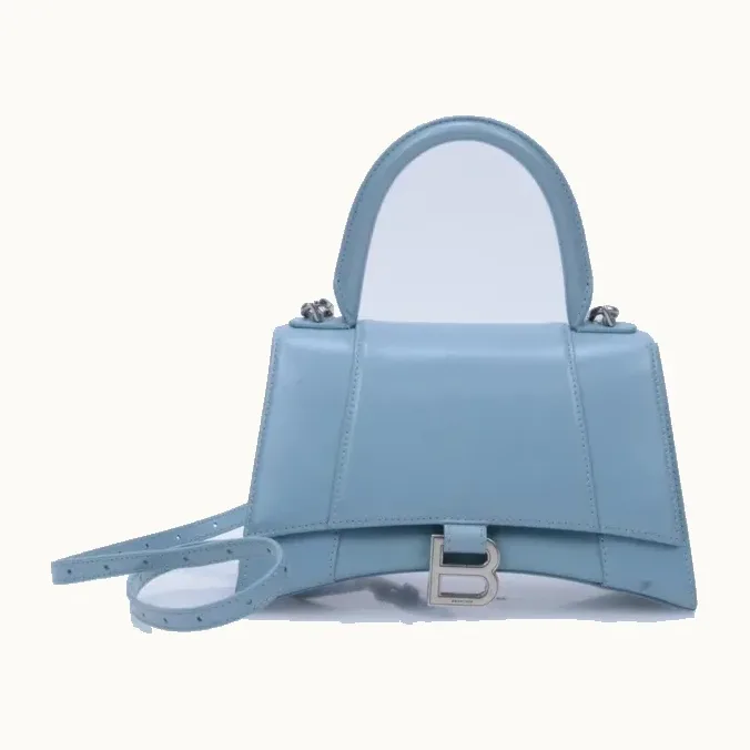 Balenciaga Hourglass Handbag Blue