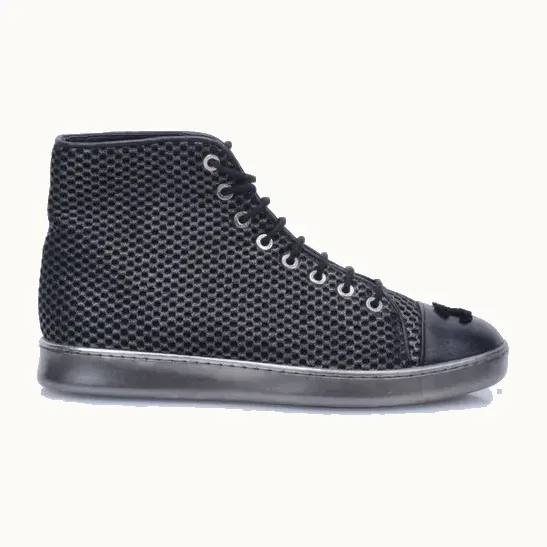 Zapatos Chanel Cap Toe Mesh Plateados, Talla 38