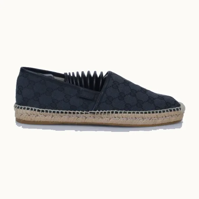 Zapatos Gucci GG Canvas Negros, Talla 42.5