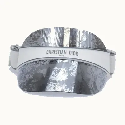 Dior DiorClub1 Visor Toile Jouy Plateado