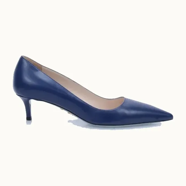 Tacones Prada 50 Azules, Talla 38