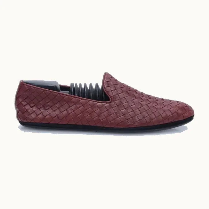 Mocasines Bottega Veneta Intrecciato Vinos, Talla 41.5