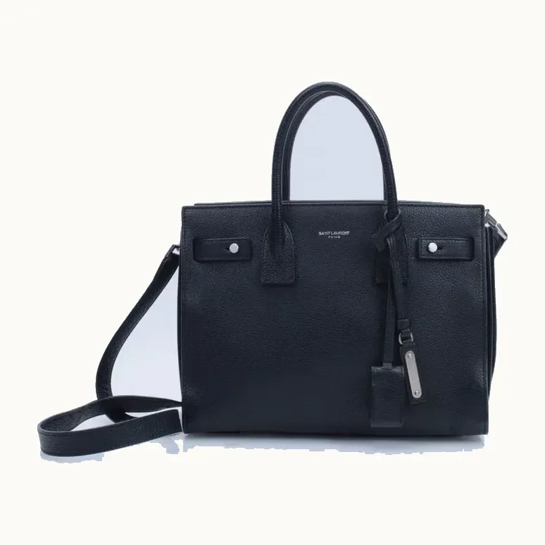Saint Laurent Jour Baby Supple Handbag Black