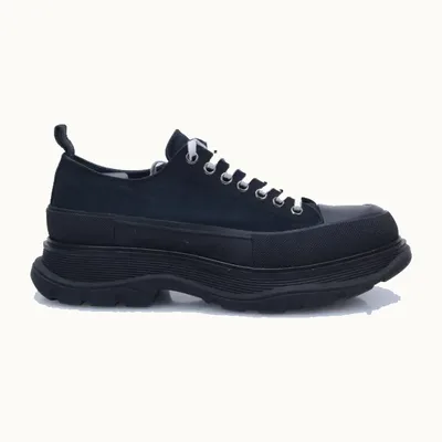 Alexander McQueen Tread Slick Shoes Black, Size 44