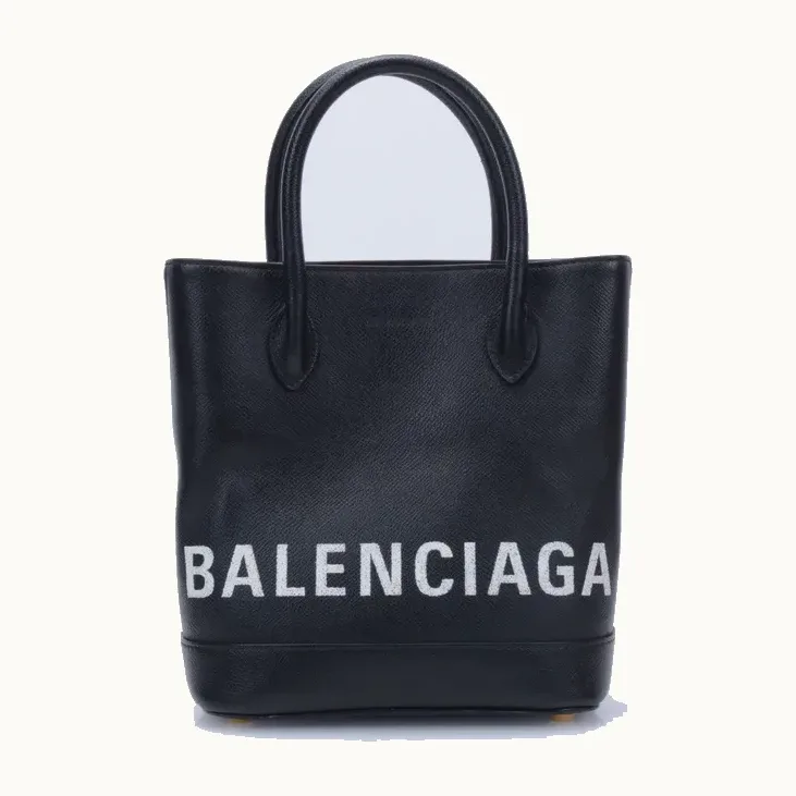 Bolso Tote Balenciaga Ville Xxs Negro