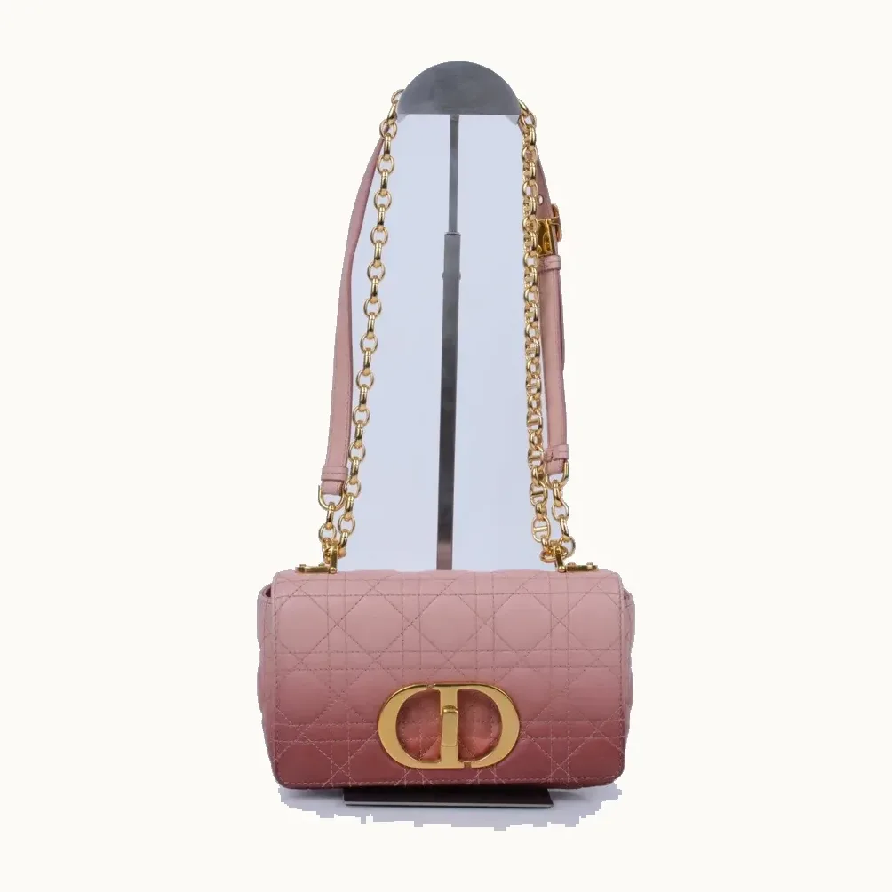 Bolso Dior Caro Small Gradient Rosa