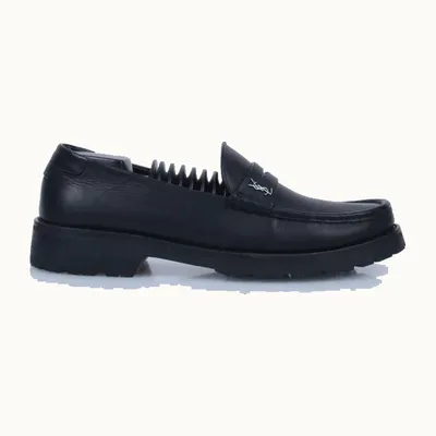 Saint Laurent Le Chunky Loafers Black, Size 44.5