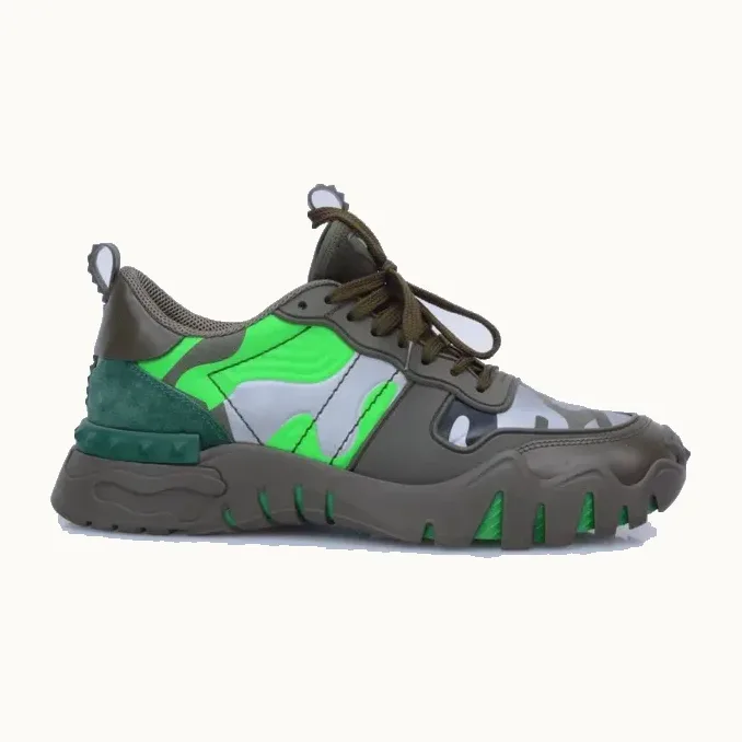 Zapatos Valentino Rockrunner Plus Verdes, Talla 42
