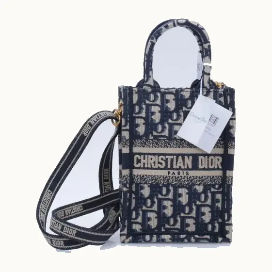 Bolso Tote Dior Book Mini Vertical Oblique