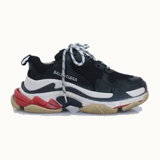 Zapatos Balenciaga Triple Negros, Talla 37