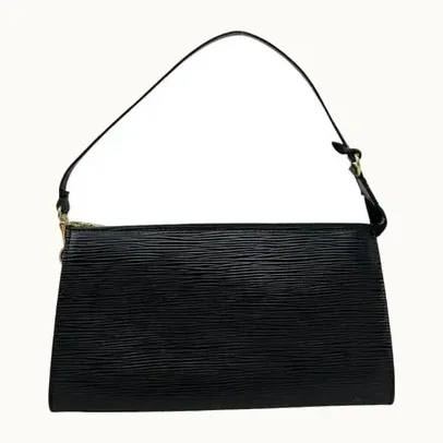 Bolso Louis Vuitton Pochette Epi Negro