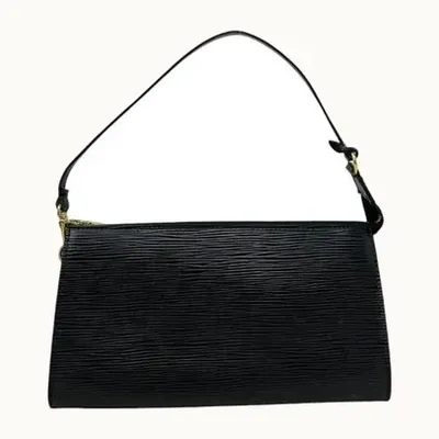 Bolso Louis Vuitton Pochette Epi Negro