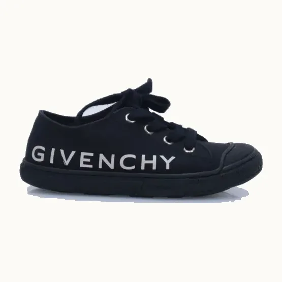 Zapatos Givenchy Logo Kids Negros, Talla 30