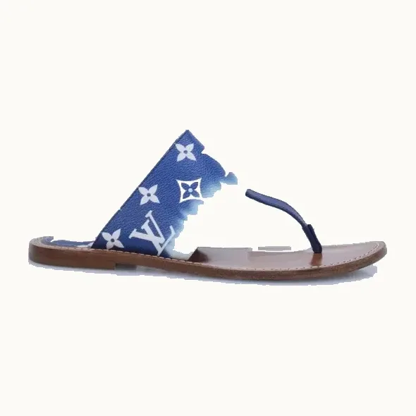 Zapatos Louis Vuitton Escale Palma Azules, Talla 37.5