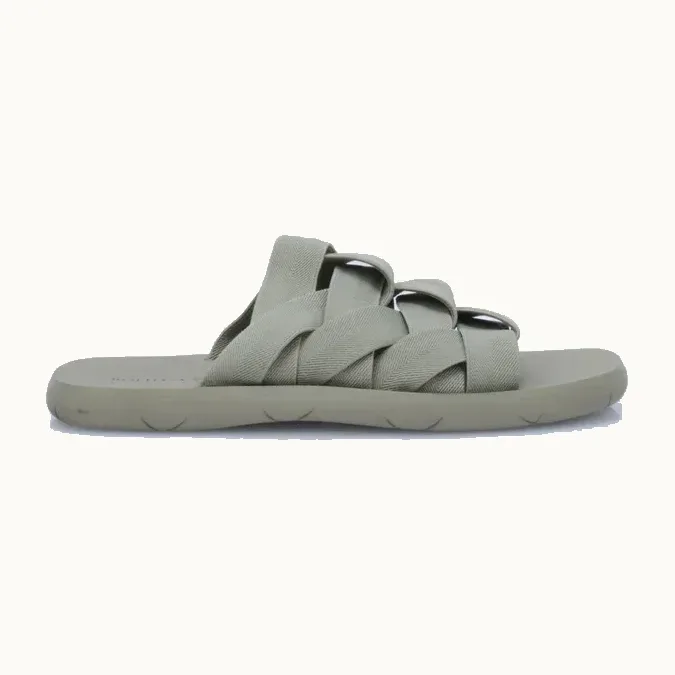 Sandalias Slide Bottega Veneta Plat Verdes, Talla 45