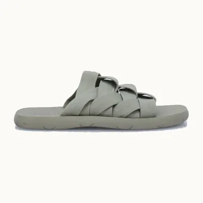 Sandalias Slide Bottega Veneta Plat Verdes, Talla 45