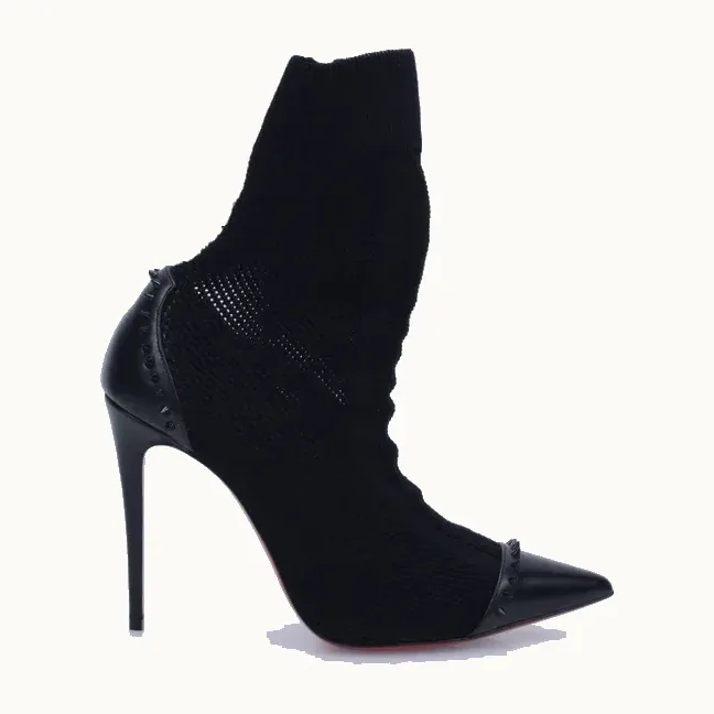Zapatos Christian Louboutin Dovi Dova 100 Negros, Talla 38.5