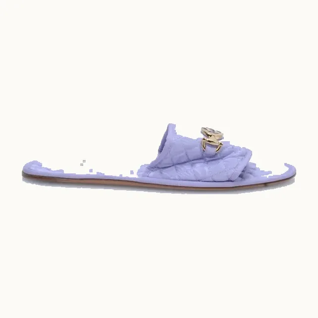 Pantuflas Gucci Moradas, Talla 38.5