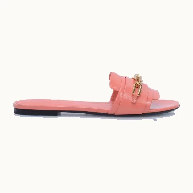 Zapatos Bottega Veneta Burberry Coleford Patent Naranjas, Talla 39