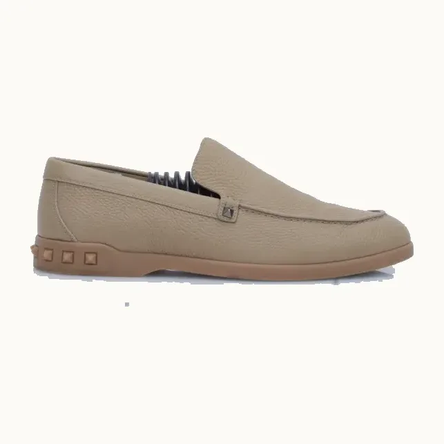 Slip On Valentino Rockstud Beige, Talla 44