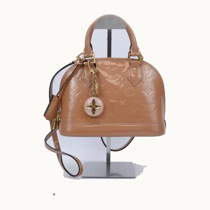 Bolso Louis Vuitton Alma BB Vernis + Nude