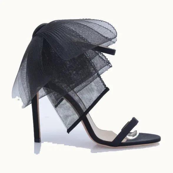 Zapatos Jimmy Choo Aveline 100 Negros, Talla 37