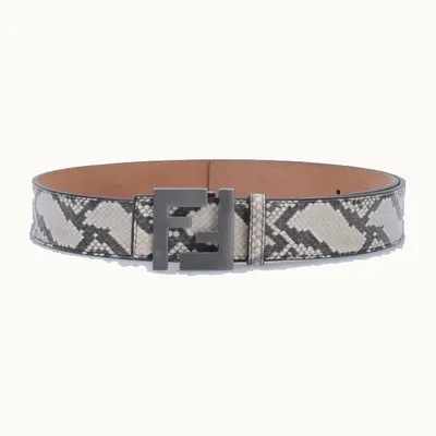 Fendi Ff Snakeskin Estampado, Talla 95