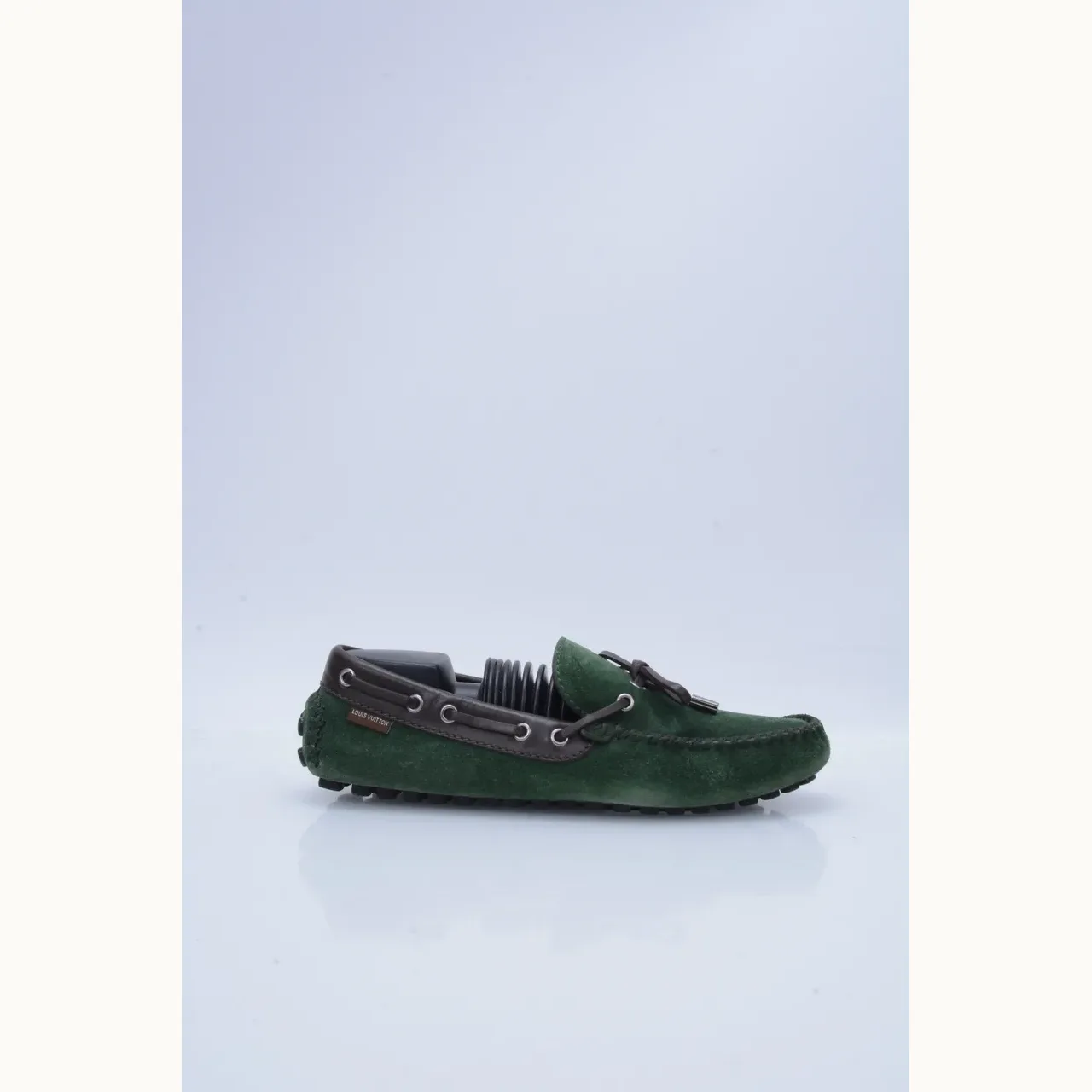 Zapatos Louis Vuitton Arizona Suede Verdes, Talla 41