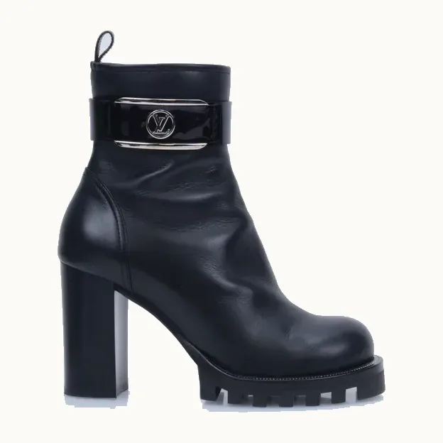 Zapatos Louis Vuitton Star Trail Buckle Negros, Talla 38