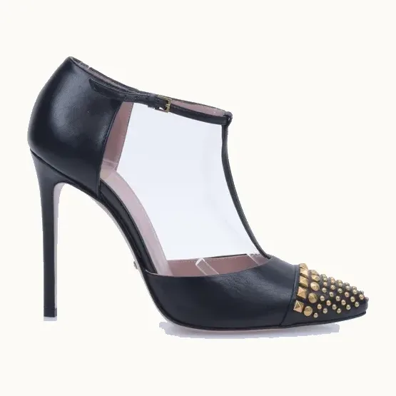 Zapatos Gucci Coline Strap Negros, Talla 38