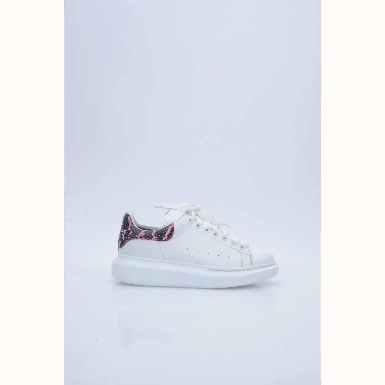Zapatos Alexander McQueen Oversized Blancos, Talla 37