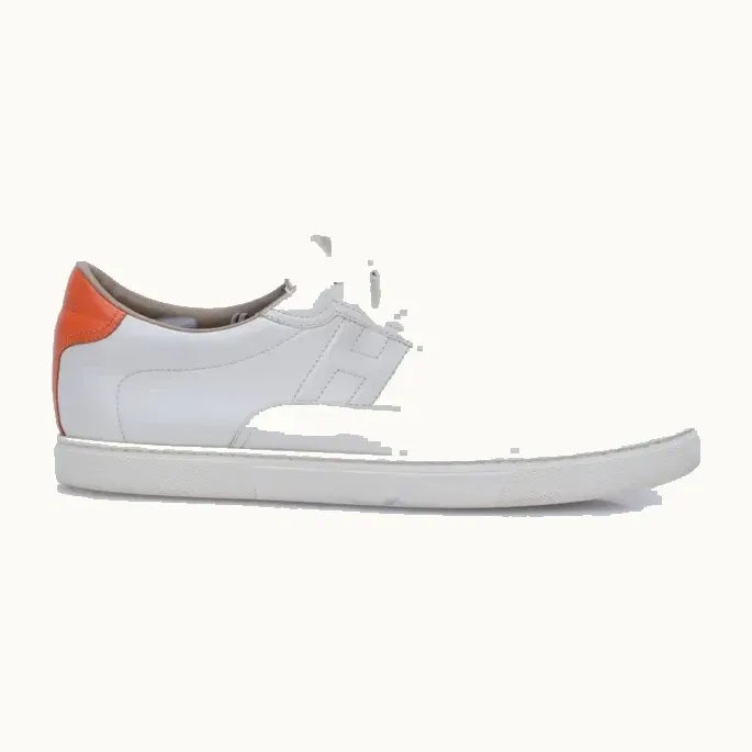 Zapatos Hermès Quicker Blancos, Talla 41