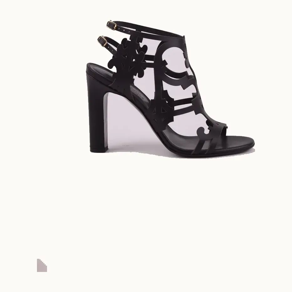 Zapatos Hermès Karlotta Negros, Talla 39