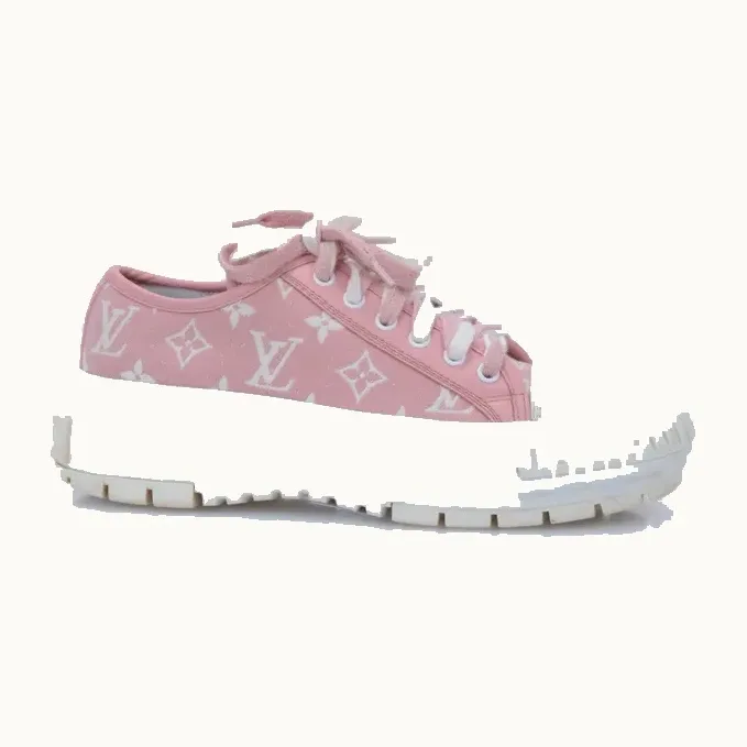 Zapatos Louis Vuitton Squad Rosas, Talla 37.5