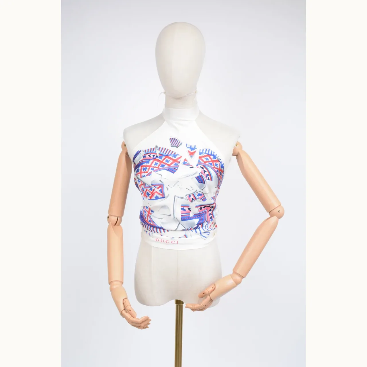 Mascada Gucci Halter Untilla Blanca