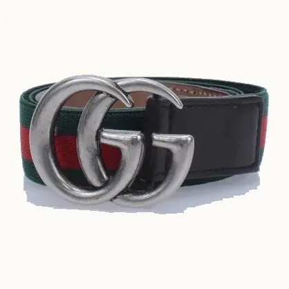 Gucci Marmont GG Web Kids Café, Talla M