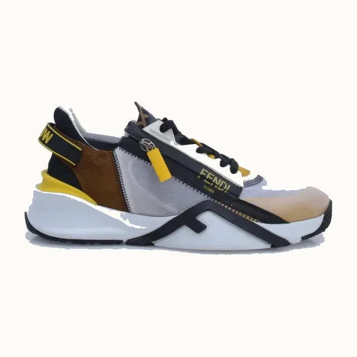 Zapatos Fendi Flow Beiges, Talla 40