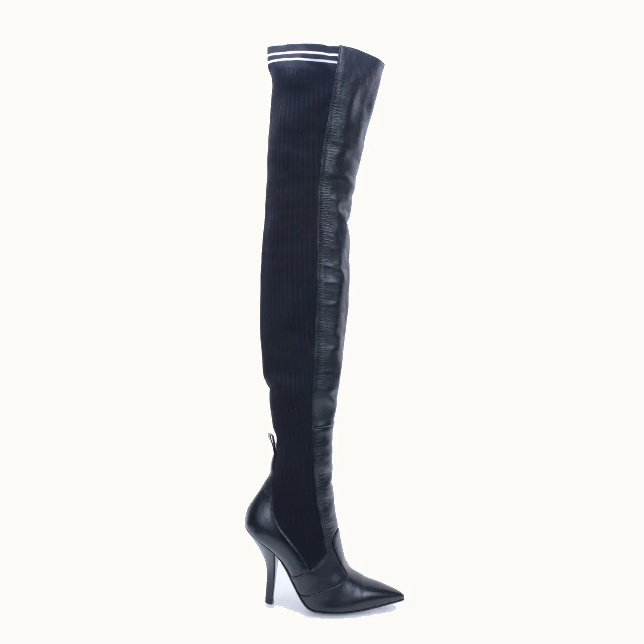 Zapatos Fendi Rockoko Otk Negros, Talla 36