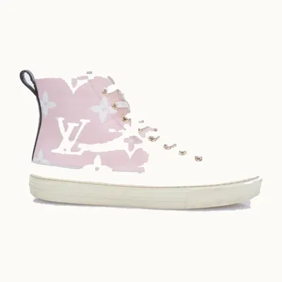 Louis Vuitton Stellar High Shoes Pink, Size 37.5