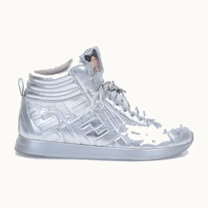 Tenis Fendi Nicki Minaj Plateados