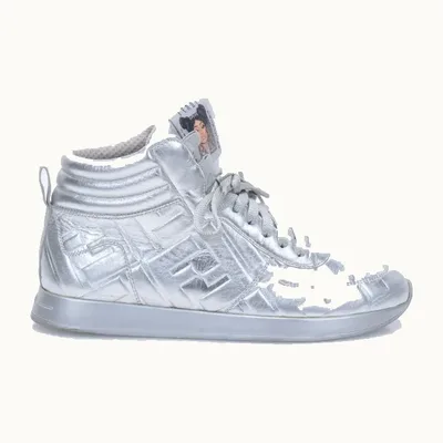 Tenis Fendi Nicki Minaj Plateados