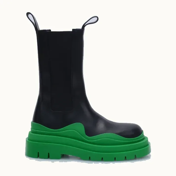 Botas Chelsea Bottega Veneta Tire Negras, Talla 35.5