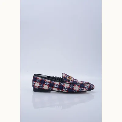 Zapatos Gucci Jordaan Tweed Estampado, Talla 36