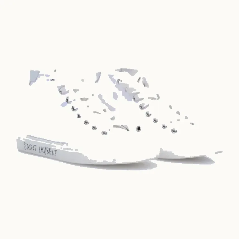 Zapatos Saint Laurent Malibu High Blancos, Talla 37.5