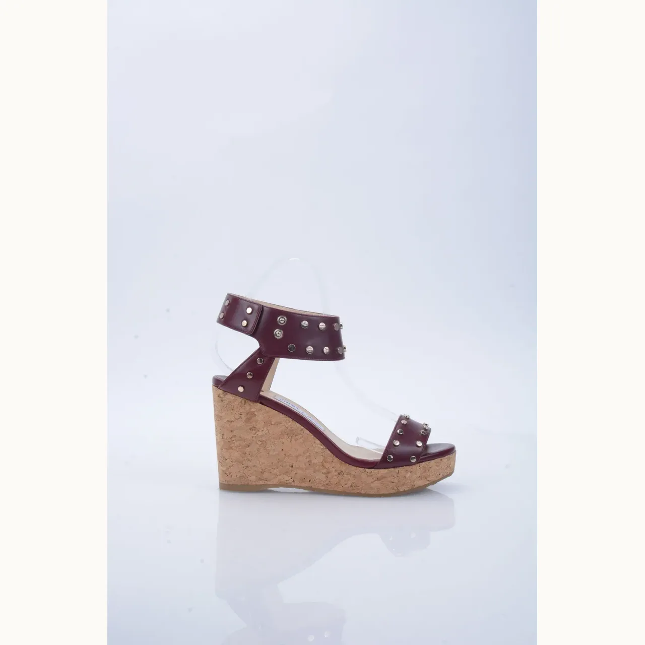 Zapatos Jimmy Choo Nelly 100 Vinos, Talla 38.5