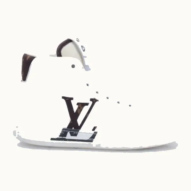 Zapatos Louis Vuitton Charlie High Blancos, Talla 35