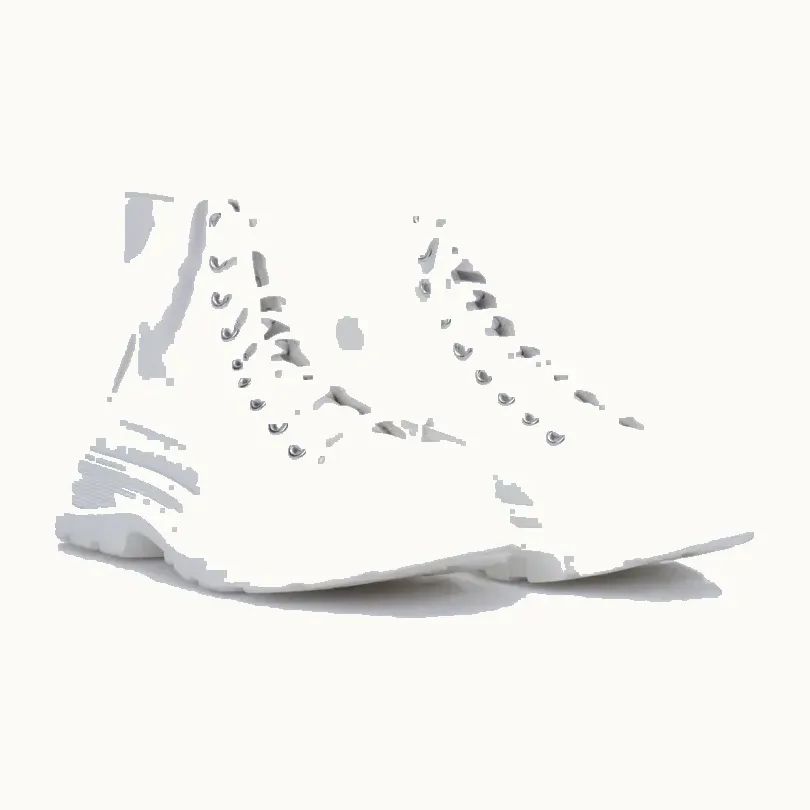 Zapatos Alexander McQueen Tread Slick Blancos, Talla 41
